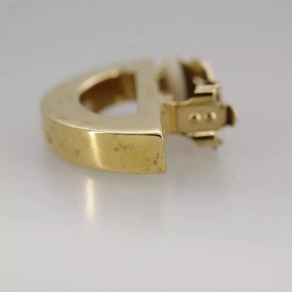 CELINE Earring metal Gold Auth - Picture 8 of 16